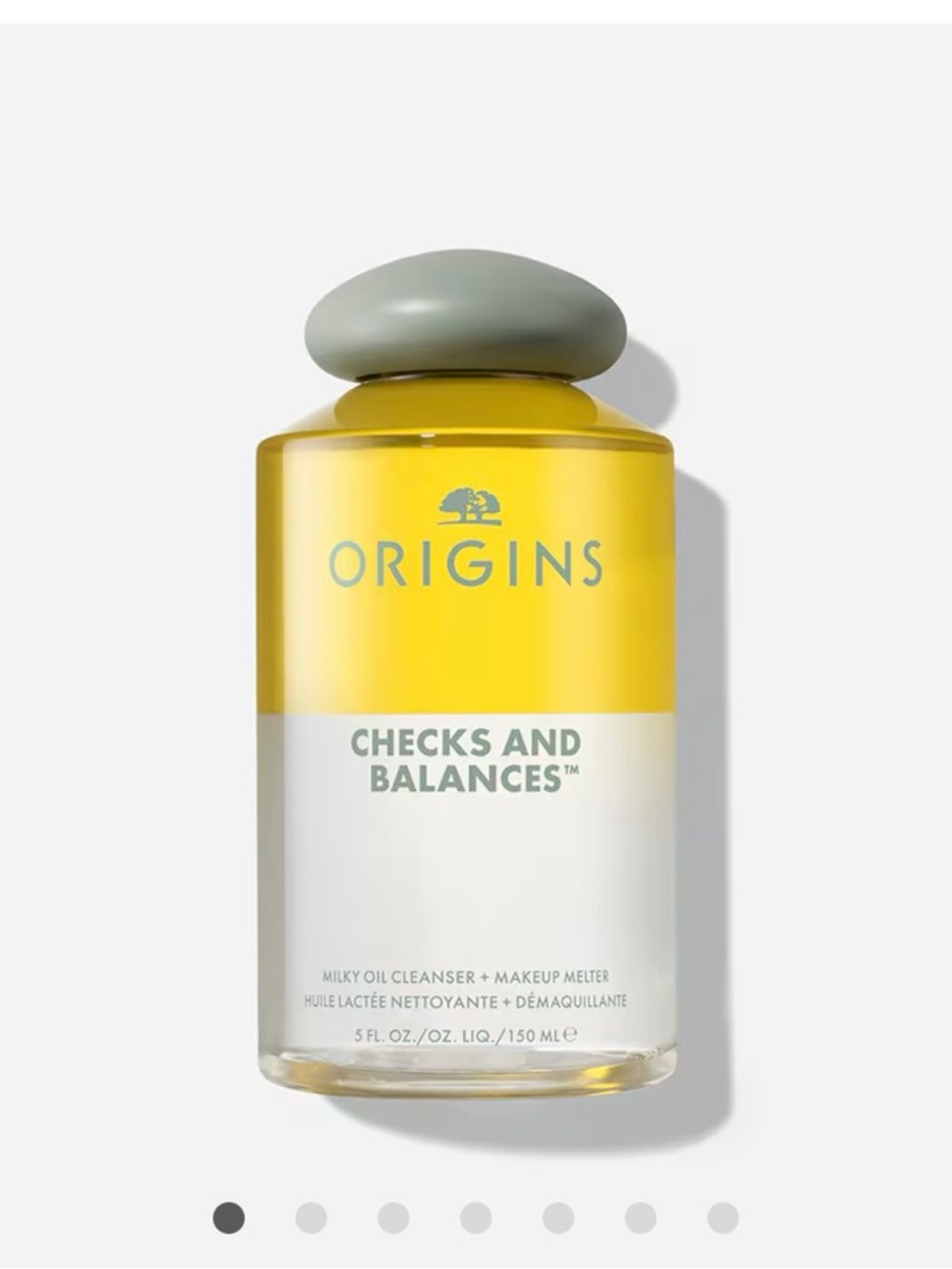 Origins Checks and Balances Milky Oil Cleanser - Yellow & White
